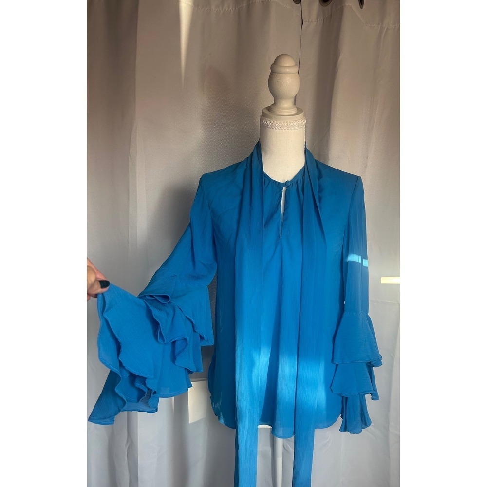Prabal Gurung Ruffle Sleeve Top romantic, Boho chick. Size 2.